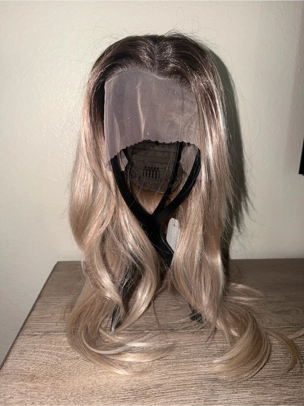 Natural Blonde Long Wavy Women’s Hairpiece
